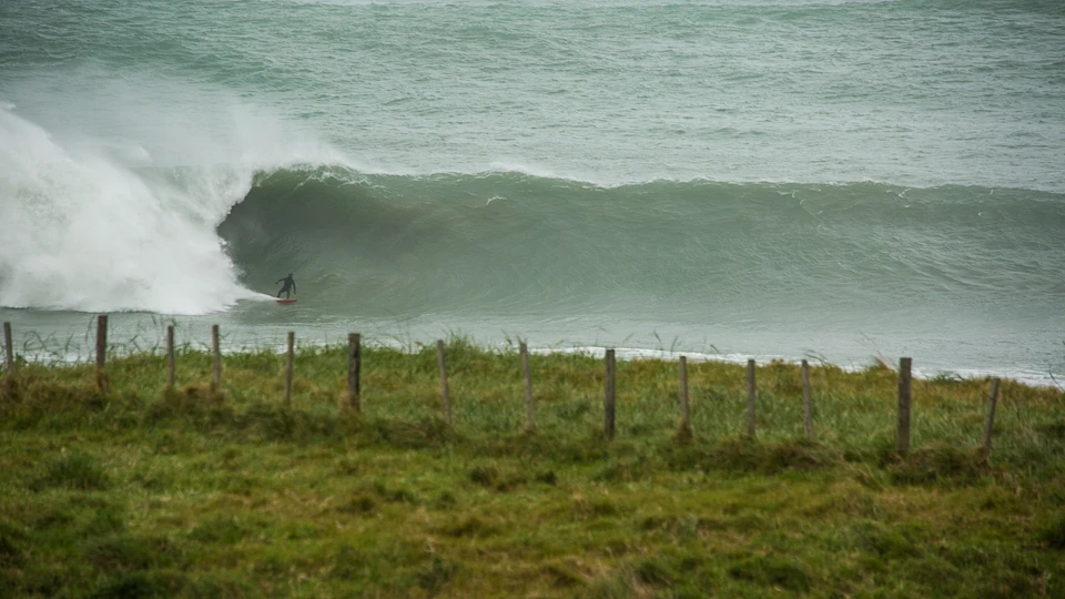 Joe Palmer on a bomb | Photo Damon Meade