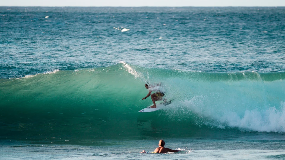 Late arvo surf out the front at Backdoor. Photo: Dan Warbrick