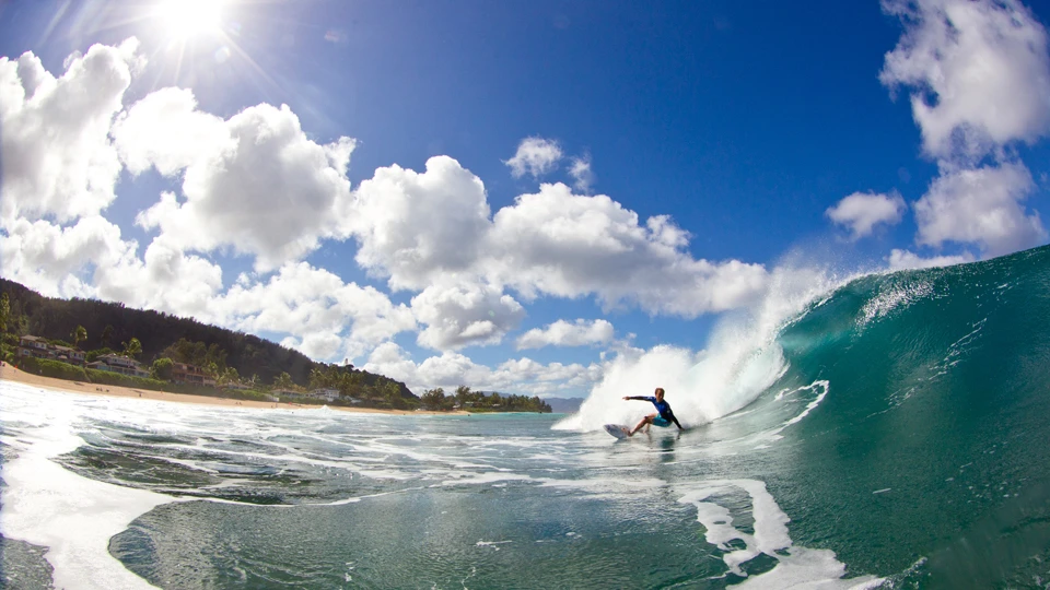 How can you not love Hawaii...I was so lucky to be chosen to go. We had an amazing house on the beach, perfect waves, sun, board shorts and a great crew from all over the world.  Thank you Rip curl!!! Photo: Mike Smolowe