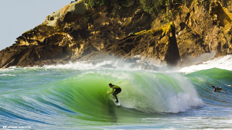 Keone in a picture perfect little wedge. Photo: Jereme