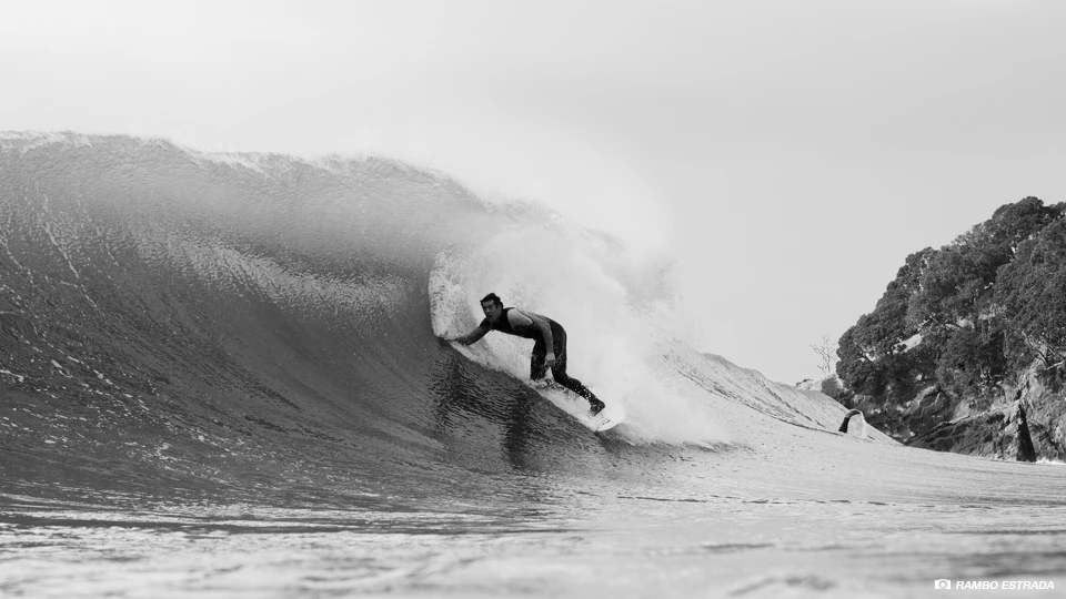 Keone getting in early for another little cover up. Photo: Estrada
