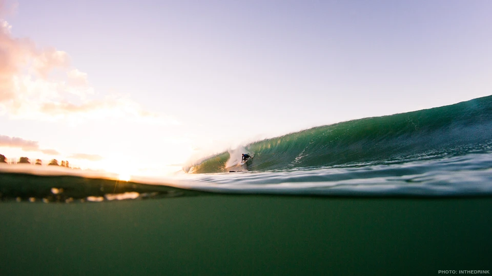 Leon Santorik getting his fill before the sun sets. Photo: Inthedrink