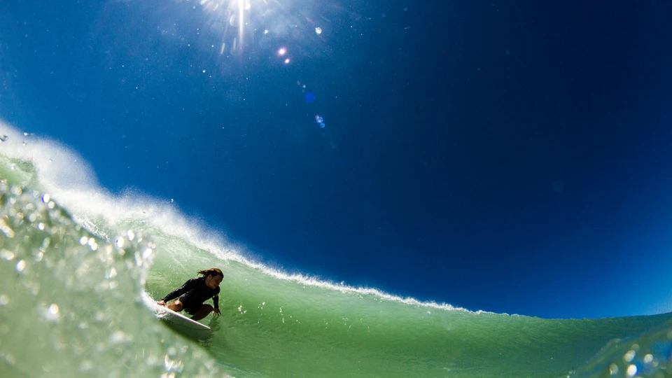Ellis setting up on a little runner | Photo: Jereme Aubertin