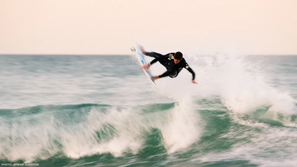 Matt Hewitt at full speed. Photo: Jereme Aubertin