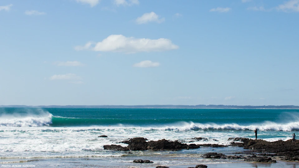 Thats the end of the wave too... Photo: Jereme Aubertin