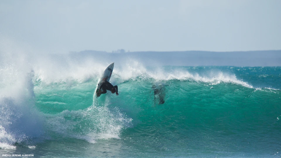 Alex gave the long walls a good old tune up. Photo: Jereme Aubertin
