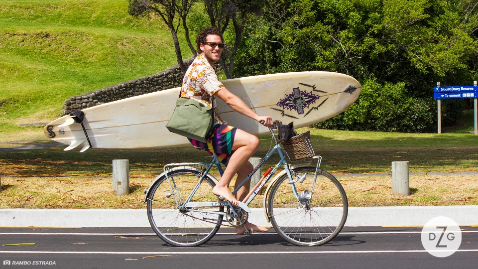 Matt and Zorro met us at the beach in style.
