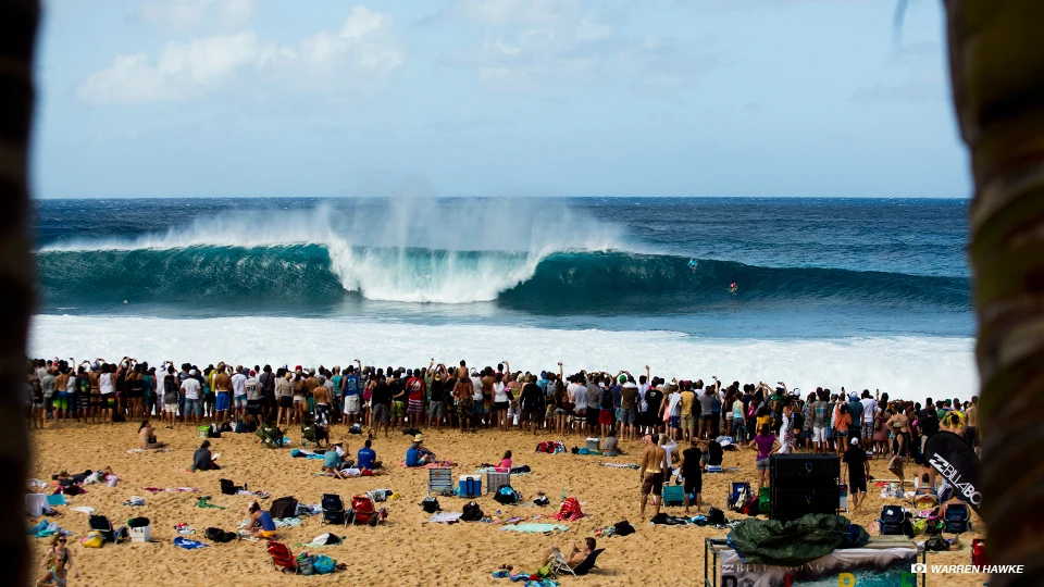 The crowds flocked