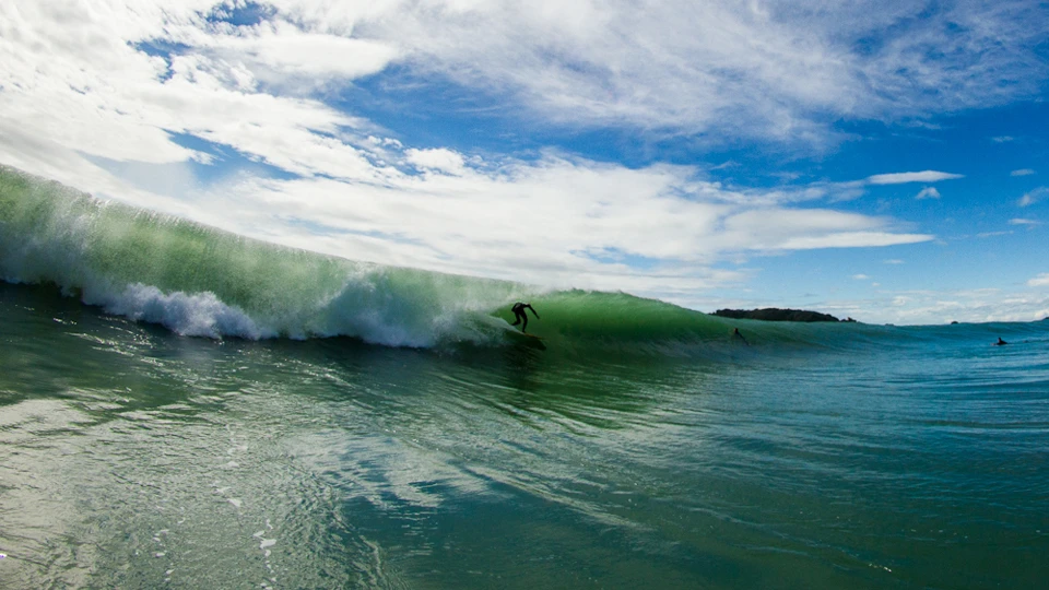 Mark Parthemore slips into a tidy little tube