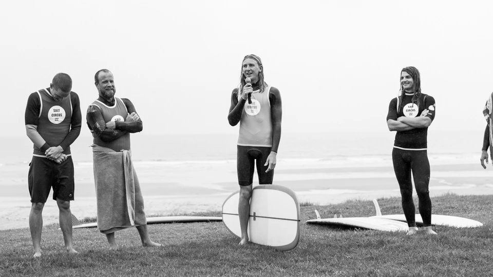 Winner Jordan Griffin with his brand new Tyler Warren Log | Photo: Guy Thompson