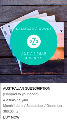 Damaged Goods Zine - 1 year Australian Subscription