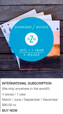 Damaged Goods Zine - 1 Year International Subscription