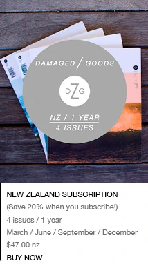 Damaged Goods Zine - 1 year NZ Subscription